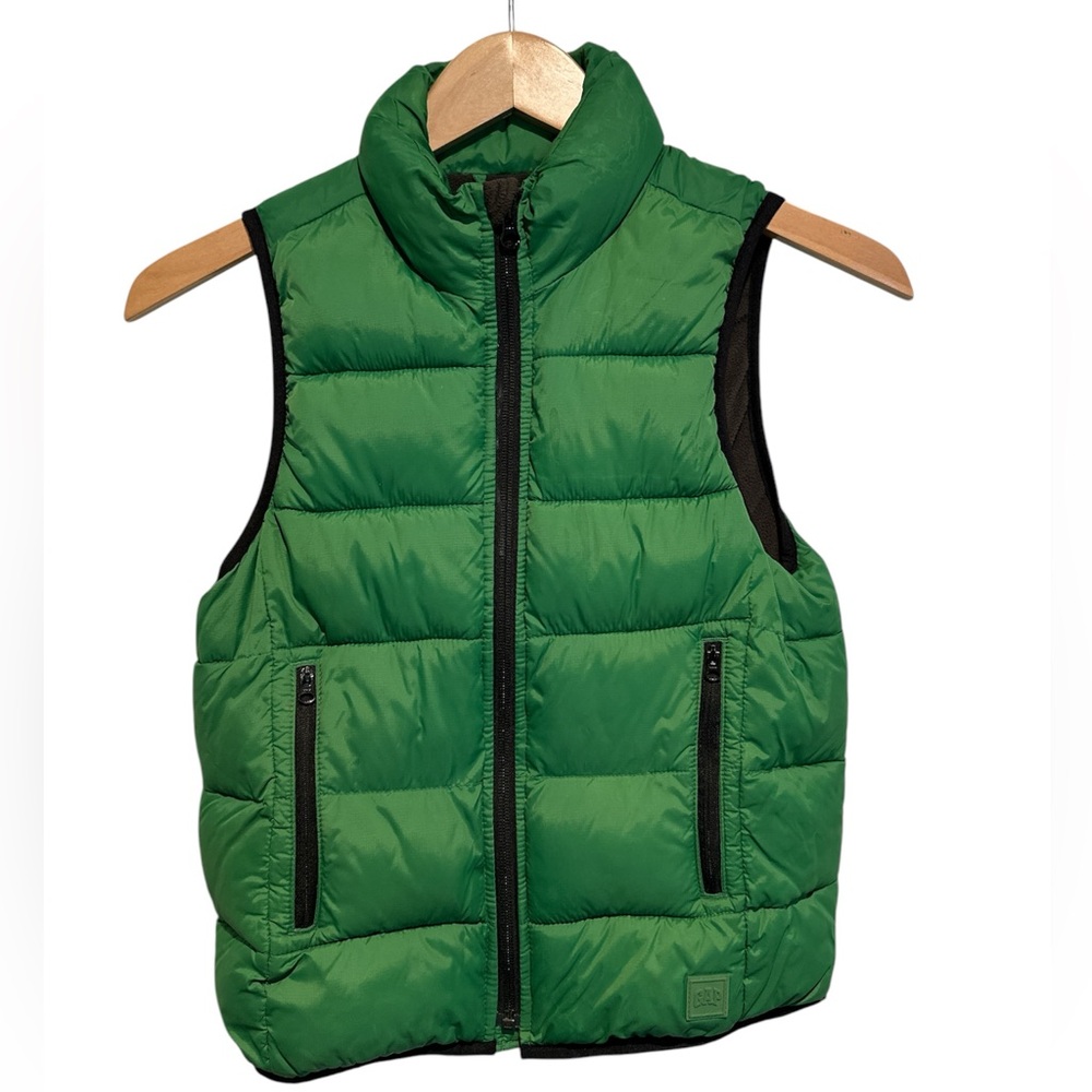 GAP KIDS YOUTH SIZEE SMALL PUFFER VEST - GREEN - USED, GREAT CONDITION